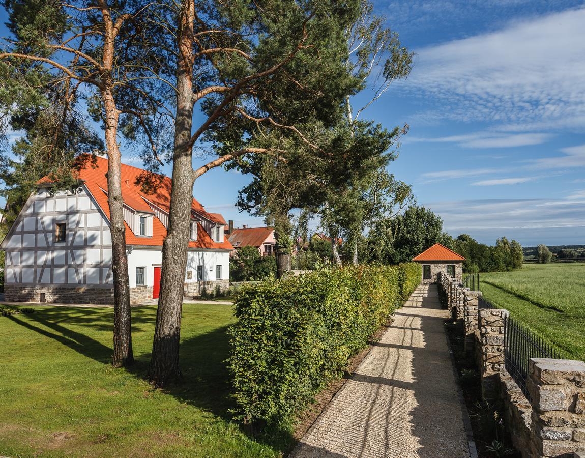 Hotel Dorfmuehle Lehrberg Eksteriør bilde